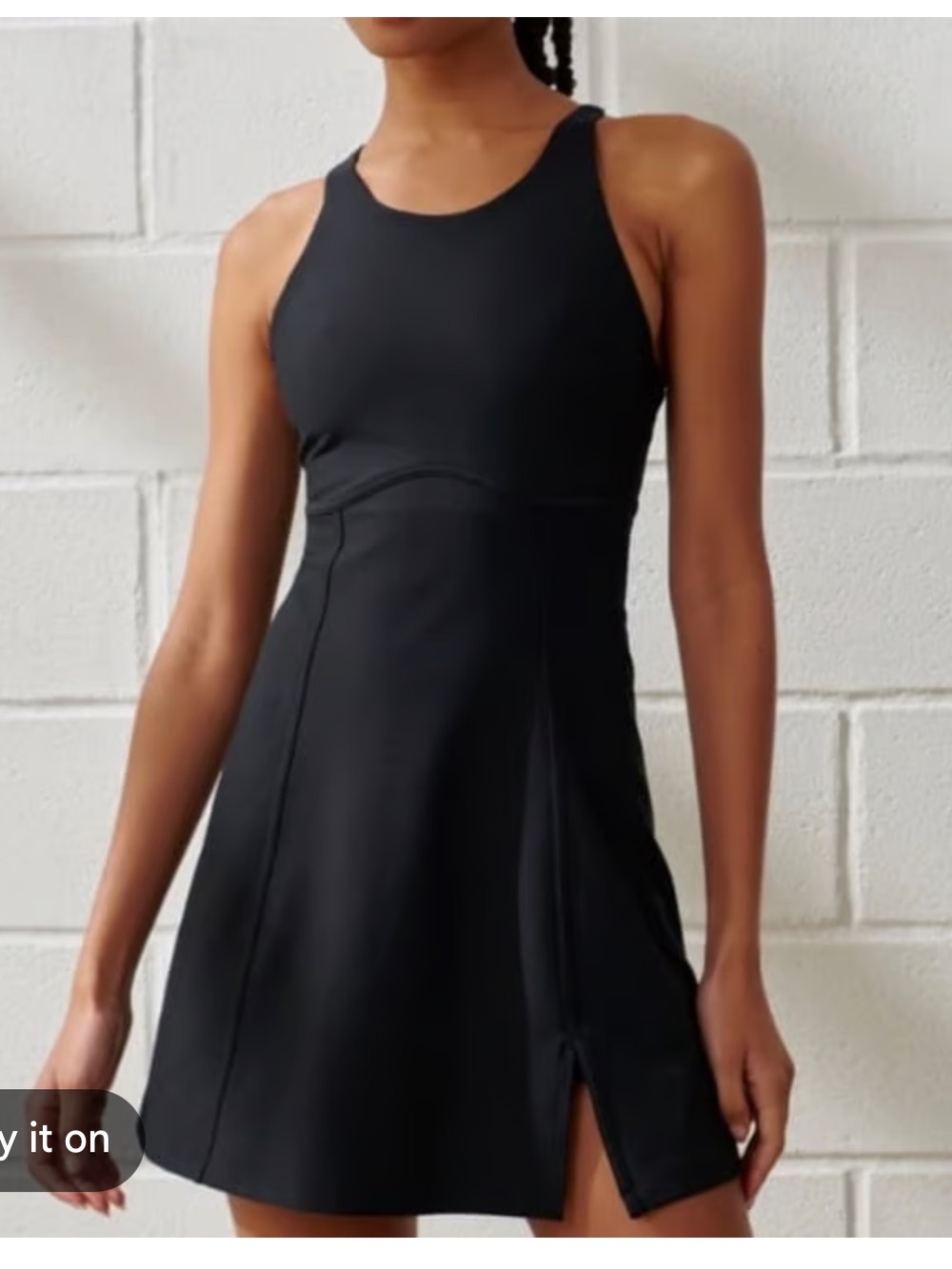 Abercrombie and Fitch YPB High Neck sculptLUX Corset Dress Size Small